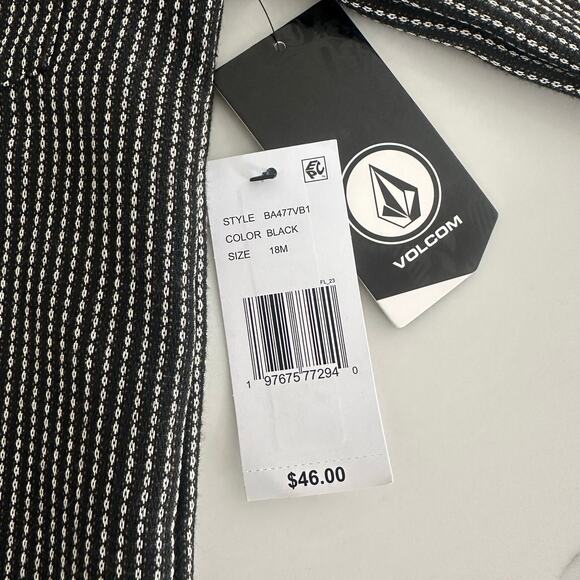 NWT Toddler Volcom Hooded Button Up Flannel size 18mo - Picture 3 of 9